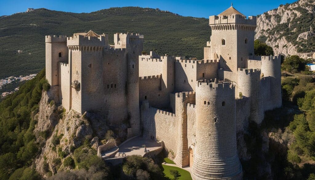 Gothic-romantic style architecture of Castillo de Peñíscola