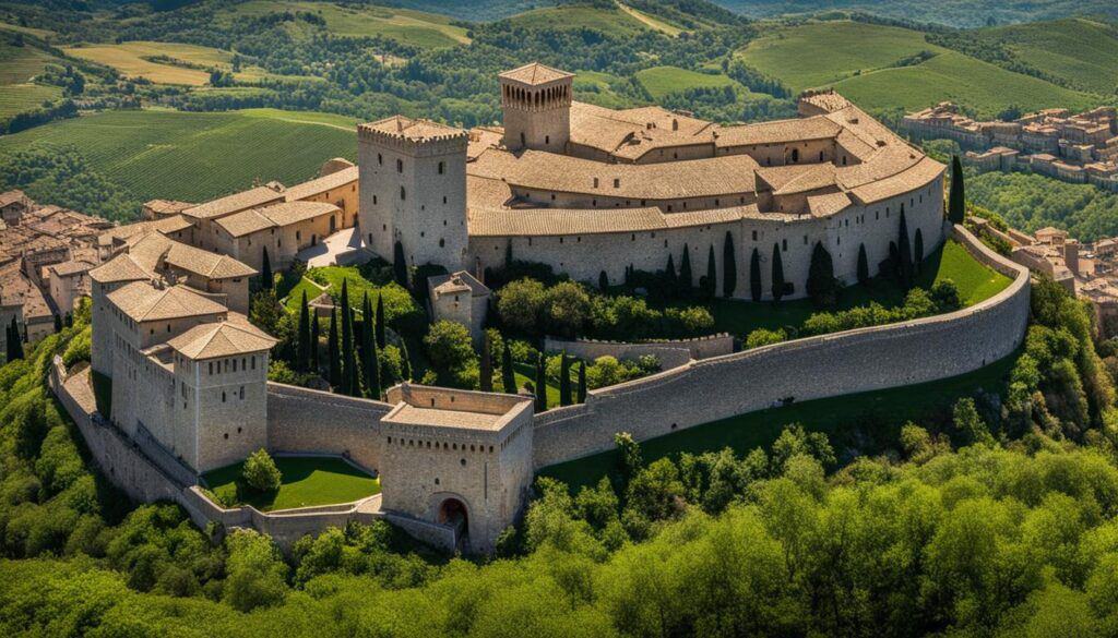 Rocca Maggiore panoramic view