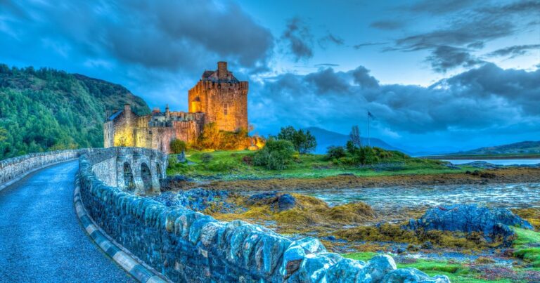 eileen donan castle depicting castles in scotland