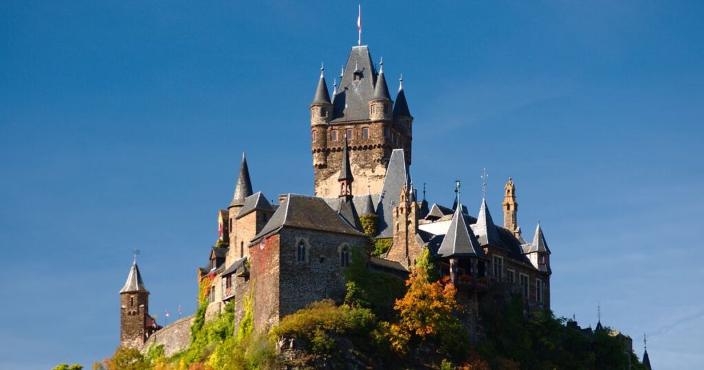 Hohenzollern Castle cochem castle, germany - exterior view