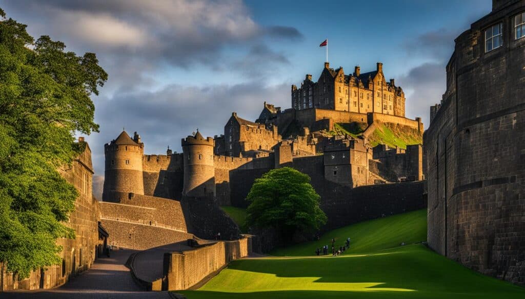 medieval fortifications of Edinburgh Castle medieval fortifications of Edinburgh Castle