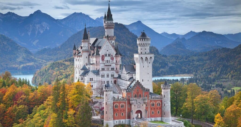 neuschwanstein castle, germany - exterior view