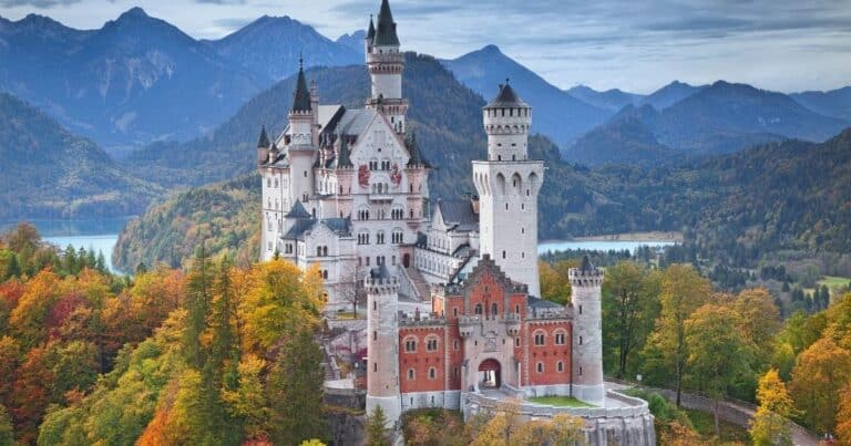 Neuschwanstein, one of the many beautiful castles in Germany