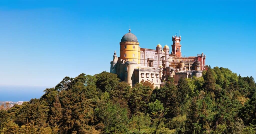 Pena Palace, one of many beautiful castles in portugal