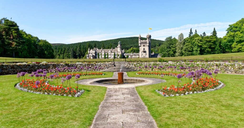 balmoral castle, scotland - gardens